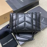 LOULOU經典迷你PUFFER納帕羊皮手袋：圖片 3