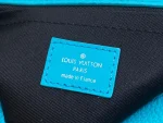 路易威登Mini Soft Trunk Turquoise色Monogram壓花牛皮斜挎包：圖片 12