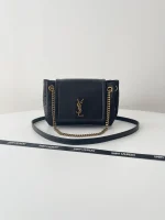 YSL MONOGRAM NOLITA 小羊皮菱格紋鏈條包：圖片 2