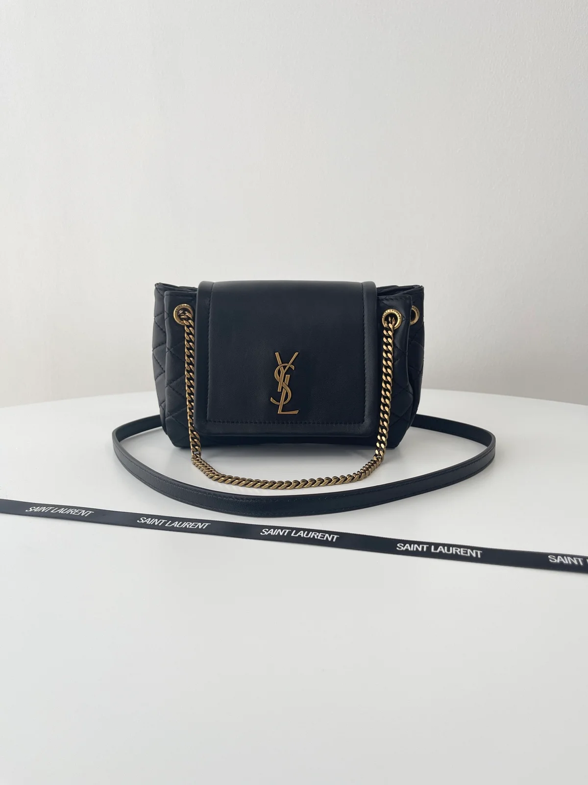 YSL MONOGRAM NOLITA 小羊皮菱格紋鏈條包 2 YSL MONOGRAM NOLITA 小羊皮菱格紋鏈條包