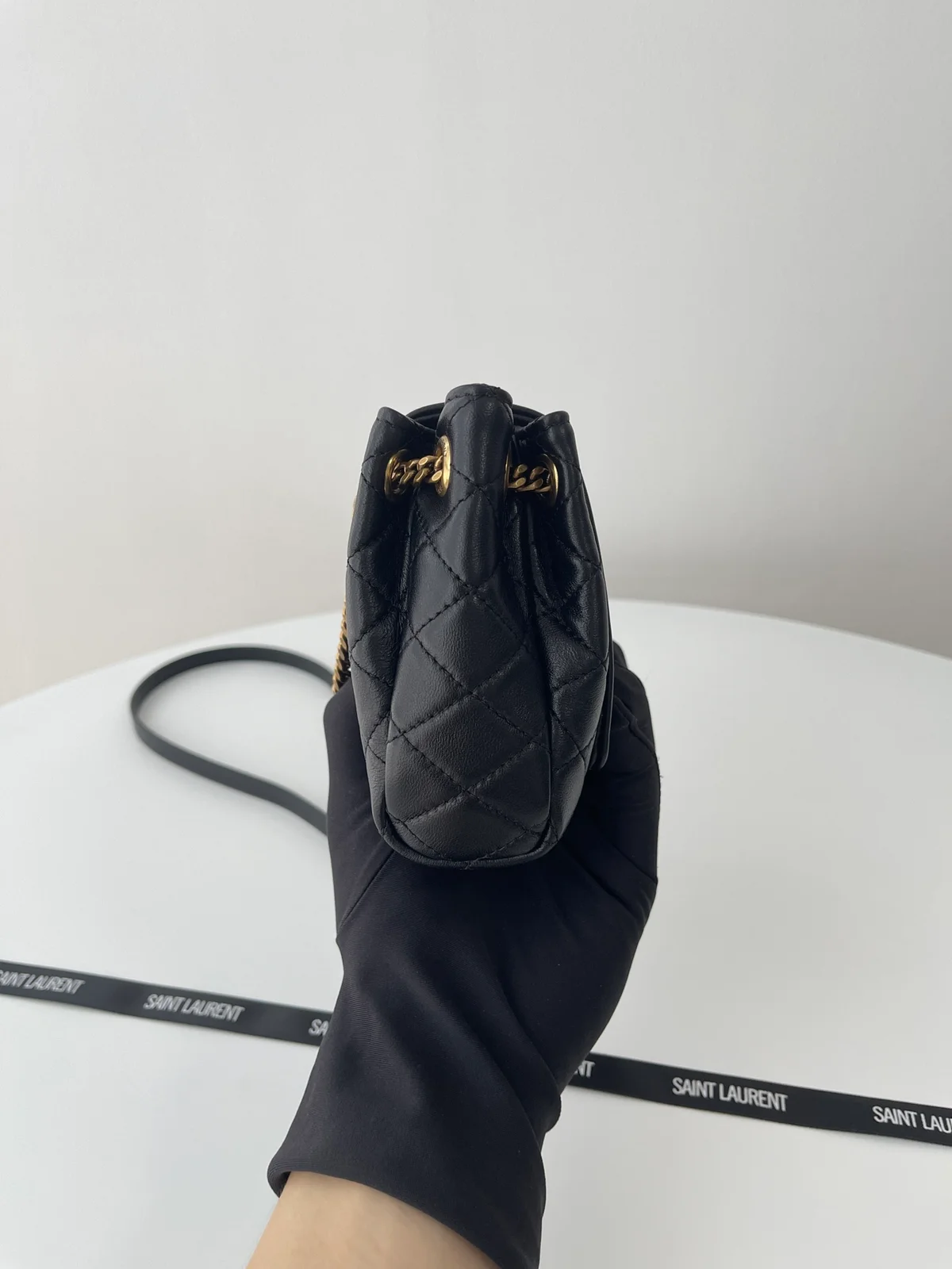 YSL MONOGRAM NOLITA 小羊皮菱格紋鏈條包 8 YSL MONOGRAM NOLITA 小羊皮菱格紋鏈條包
