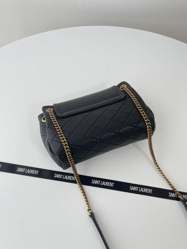 YSL MONOGRAM NOLITA 小羊皮菱格紋鏈條包：圖片 7