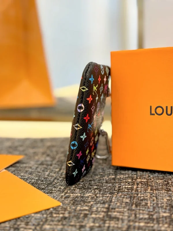 LV x 村上隆聯名款 Monogram彩虹鑰匙零錢包（複刻版）：圖片 6