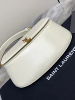 SAINT LAURENT BOX小牛皮CASSANDRE標誌頂部手柄手袋：圖片 7