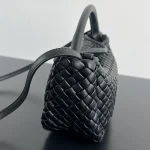 Intreccio編織皮革手提包100%羊皮小號斜挎包：圖片 3