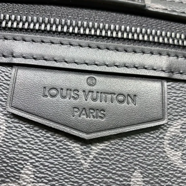 Louis Vuitton S-Cape 郵差包 | Monogram Eclipse 帆布 黑色皮革飾邊：圖片 10