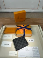 Amerigo Damier Graphite 男士多功能真皮錢包：圖片 4