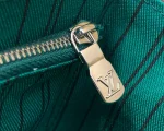Louis Vuitton Steamer可穿戴式錢包 - Borneo綠色Monogram Macassar塗層帆布：圖片 10