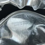 迷你霧狀鏡面銀色羊皮革手提包：圖片 8