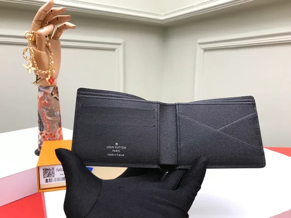 Louis Vuitton Damier Graphite 男士多夾層輕便錢包 | 可個人化訂製：圖片 7