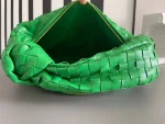BottegaVenetaTeenIntrecciato編織皮革鸚鵡綠肩背包：圖片 7