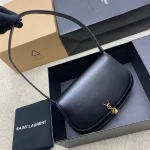 半月形拋光小牛皮肩背包：圖片 7