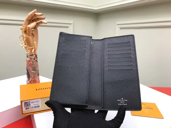 Louis Vuitton Brazza 男士Monogram Eclipse帆布錢包：圖片 6