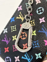 LV x 村上隆聯名款 Monogram彩虹鑰匙零錢包（複刻版）：圖片 9