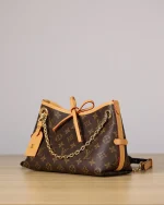 Louis Vuitton CarryAll BB 包包 - Monogram帆布金色鏈帶款：圖片 3