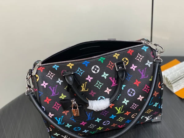 Louis Vuitton x 村上隆聯名款Speedy Soft 30複刻包包：圖片 13