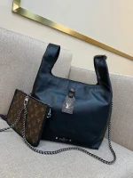 Louis Vuitton Altantis Vibe MM 黑色亮面納帕小牛皮包包：圖片 2