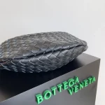 Intrecciato編織小號黑色羊皮手袋：圖片 7
