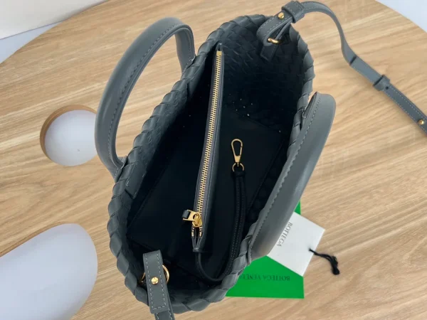 迷你Intreccio編織皮革托特手：圖片 7