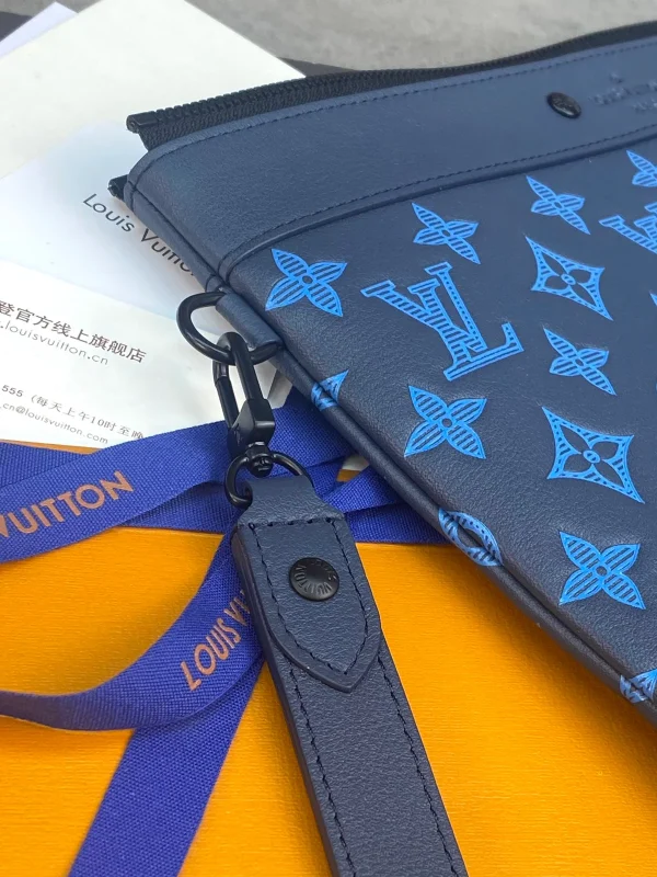 Louis Vuitton Pochette To-Go 隨身包 | 小牛皮Monogram印花 | 可拆式腕帶設計：圖片 8