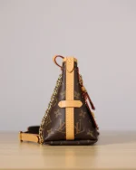 Louis Vuitton CarryAll BB 包包 - Monogram帆布金色鏈帶款：圖片 8