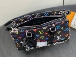 LV x TM OnTheGo East West Chain 彩虹Monogram塗層帆布包包：圖片 11