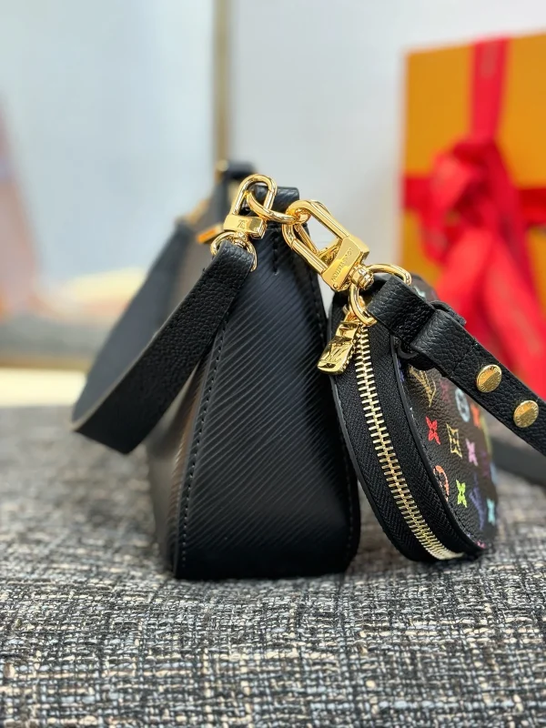 LV x TM Marellini Epi皮革粗鏈帶多功能肩带肩背包：圖片 5