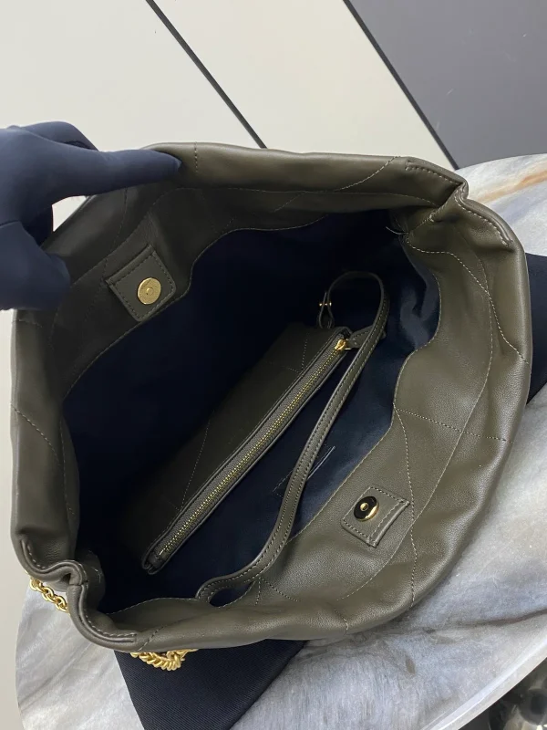 JAMIE 小羊皮索繩鏈條手袋：圖片 9