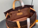 Louis Vuitton Shopper Tote MM 仿舊Monogram小牛皮手提包：圖片 8