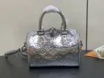 LV Ski系列 Speedy Bandoulière 20包包 - Monogram Miroir閃耀復古未來風：圖片 2