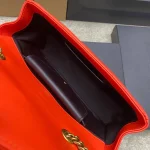 義大利小羊皮菱格紋絎縫信封包：圖片 9