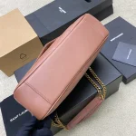 菱格紋絎縫小羊皮信封包：圖片 5