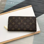 路易威登Monogram帆布拉鏈錢包 - 經典多功能收納設計：圖片 2