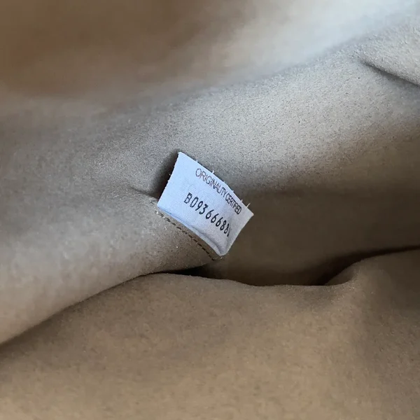 BottegaVeneta灰褐色Intrecciato編織小號皮革背包：圖片 9
