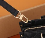Louis Vuitton OnTheGo East West 黑色壓花粒面牛皮手挽袋：圖片 6