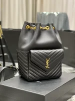 SAINT LAURENT MONOGRAM 小羊皮Y形絎縫背包：圖片 3
