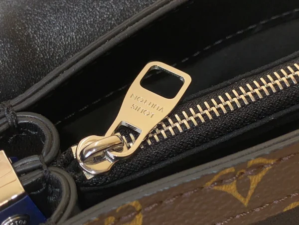 Louis Vuitton Dauphine Soft MM 黑色小羊皮包包：圖片 8