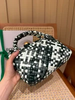 迷你三色Intreccio編織皮革托特手袋：圖片 8