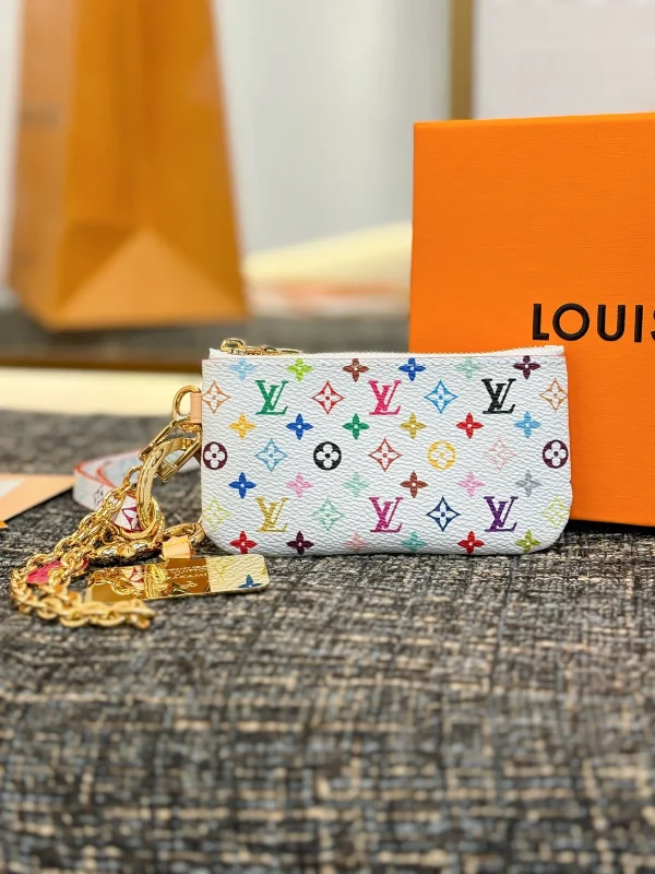 LV x TM 彩虹Monogram塗層帆布Phone Holder復刻版：圖片 2