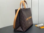 Louis Vuitton Shopper Tote MM 仿舊Monogram小牛皮手提包：圖片 3