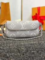 Louis Vuitton Wallet On Chain Ivy 雙色Monogram Empreinte皮革包包：圖片 2