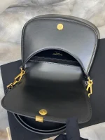 SAINT LAURENT BOX小牛皮CASSANDRE頂柄手袋：圖片 8