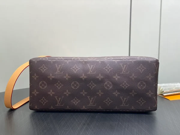 Louis Vuitton Shopper Tote MM 仿舊Monogram小牛皮手提包：圖片 5