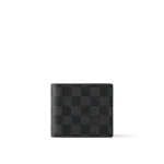 Amerigo Damier Graphite 男士多功能真皮錢包