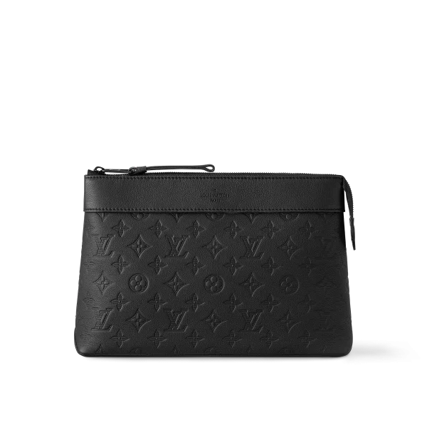 LV Pochette Voyage Souple 手拿包 | Monogram Shadow 小牛皮 旅行收納包