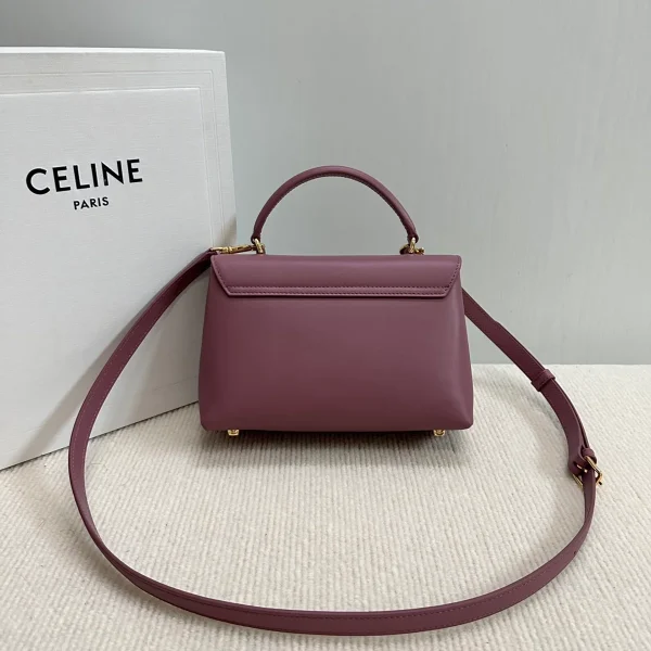 高仿CELINE-賽琳 TRIOMPHE 牛皮革多功能手提斜挎包-118113：圖片 3