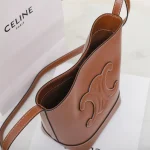 高仿CELINE-賽琳 復古牛皮革斜挎包 - 多功能便攜設計-113783：圖片 10