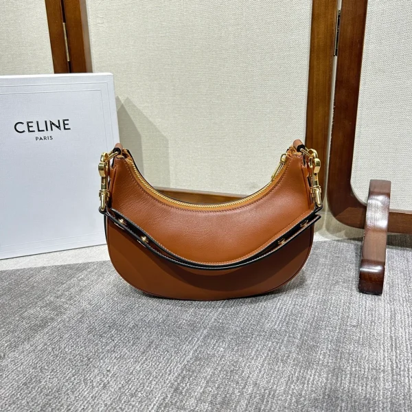 高仿CELINE-賽琳 時尚多功能牛皮革手提斜挎包-196923：圖片 4