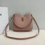 高仿CELINE-賽琳 經典牛皮旋轉鎖扣多功能手提斜挎包-120693：圖片 2