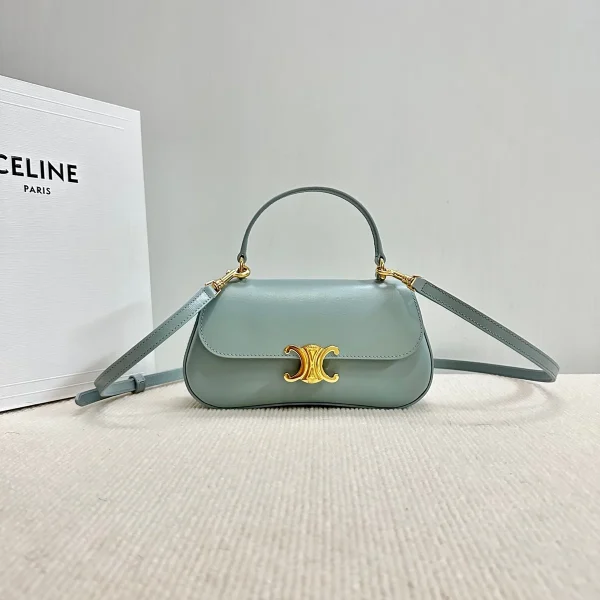 高仿CELINE-賽琳 經典TRIOMPHE按扣女士手提斜挎包-119533：圖片 2